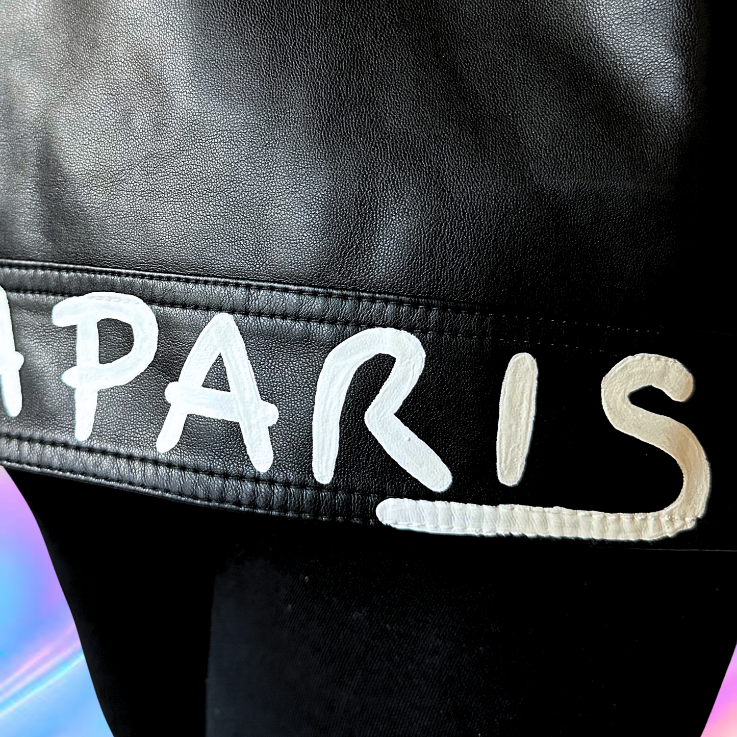 Just Dance Mother F💖💖💖💖💖 - Large Leather Jacket